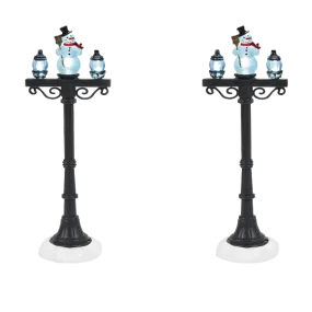 Snowman Street Lights Set, Dept. 56 Village