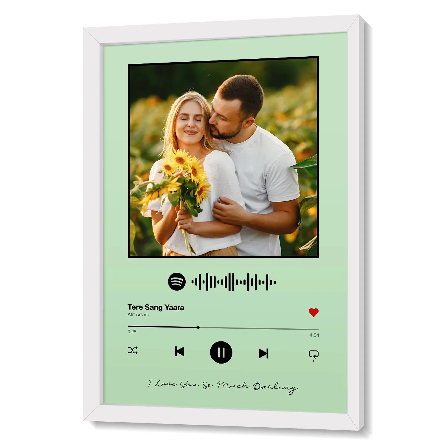 Spotify Music Plaque - Green Shades