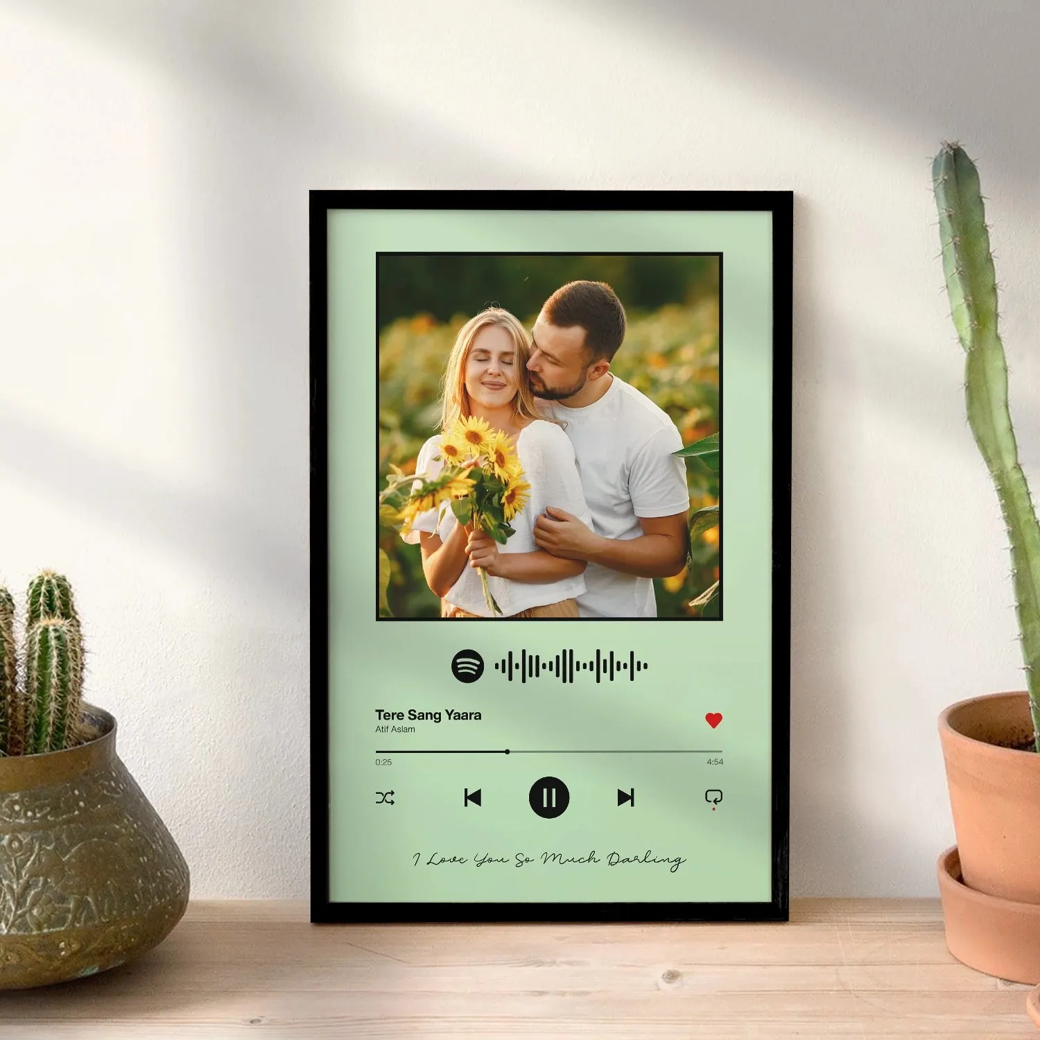 Spotify Music Plaque - Green Shades