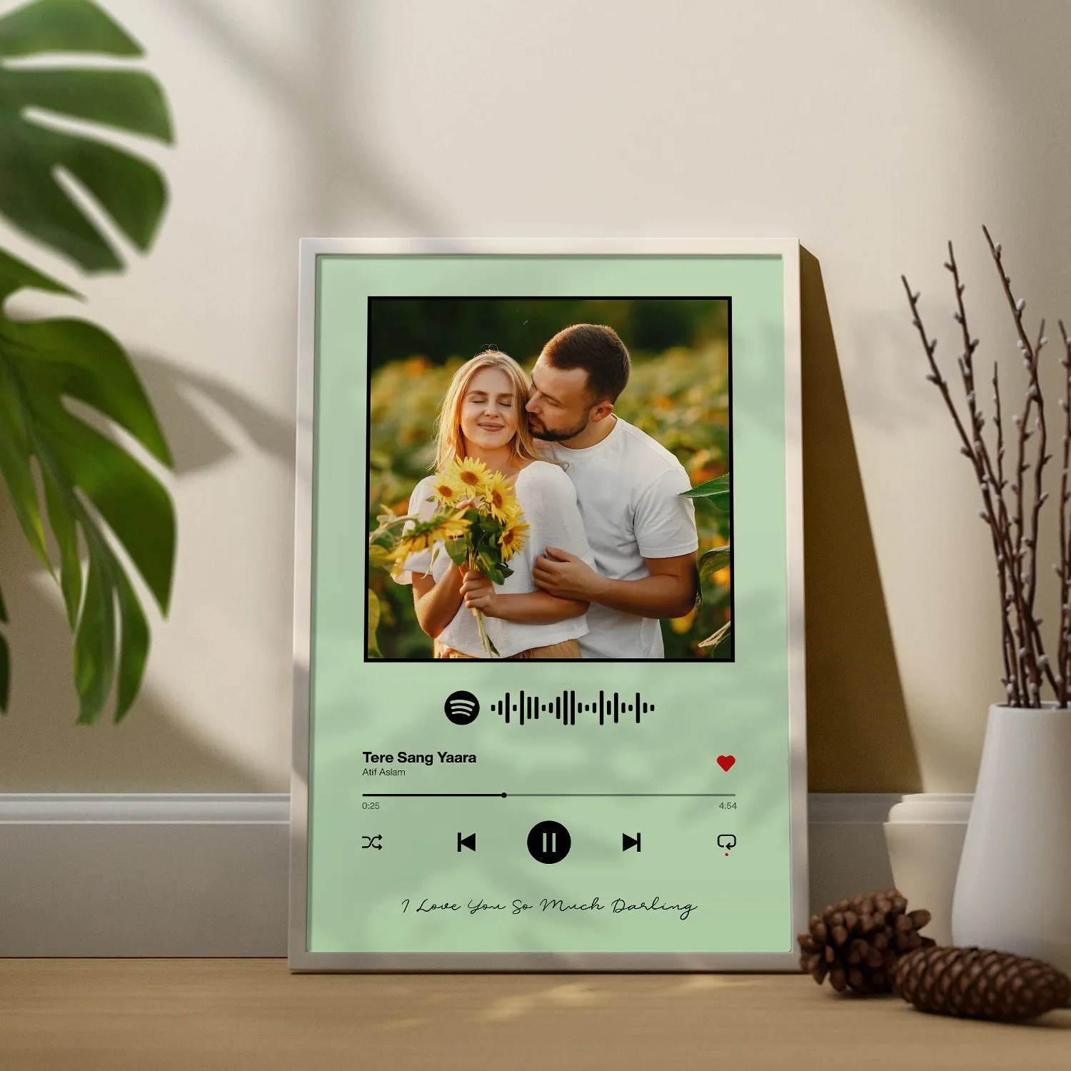 Spotify Music Plaque - Green Shades