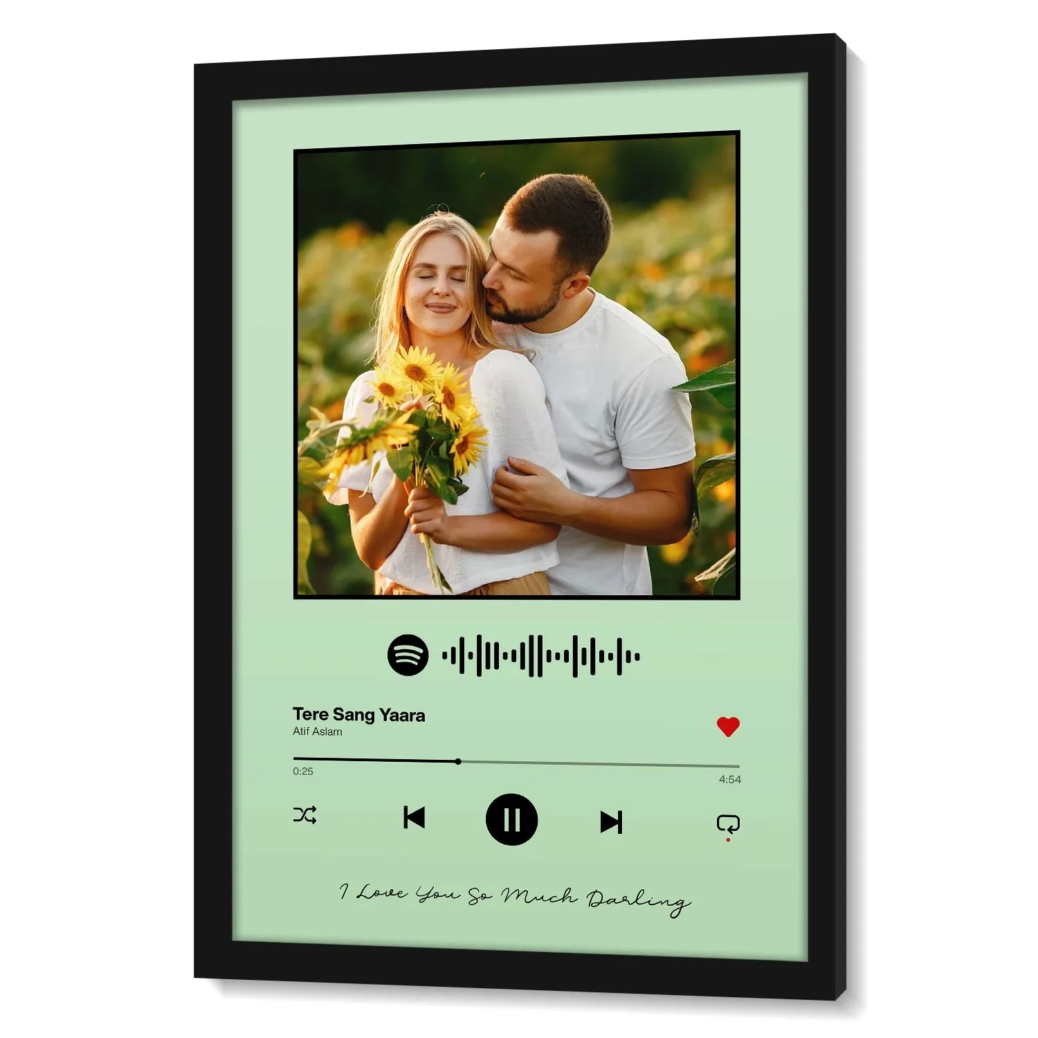 Spotify Music Plaque - Green Shades