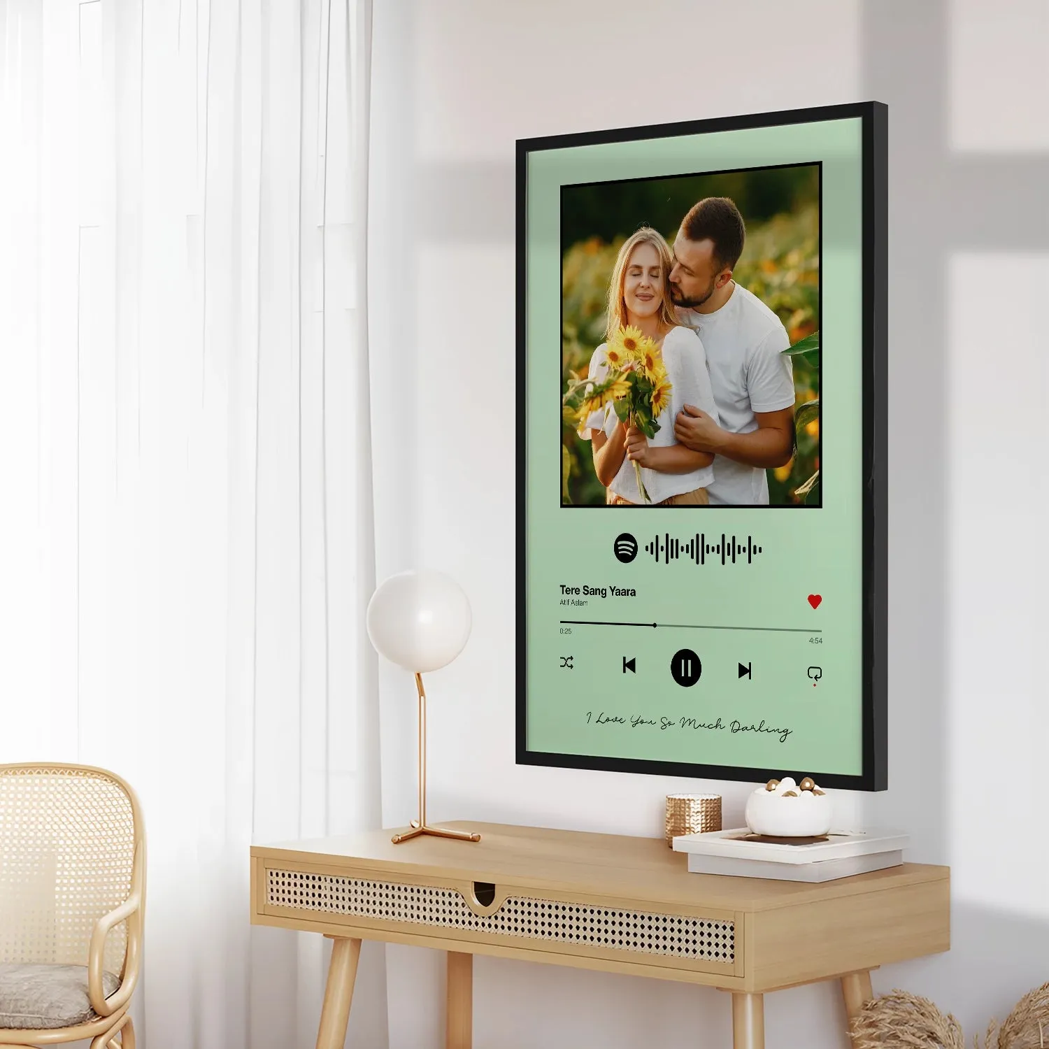 Spotify Music Plaque - Green Shades