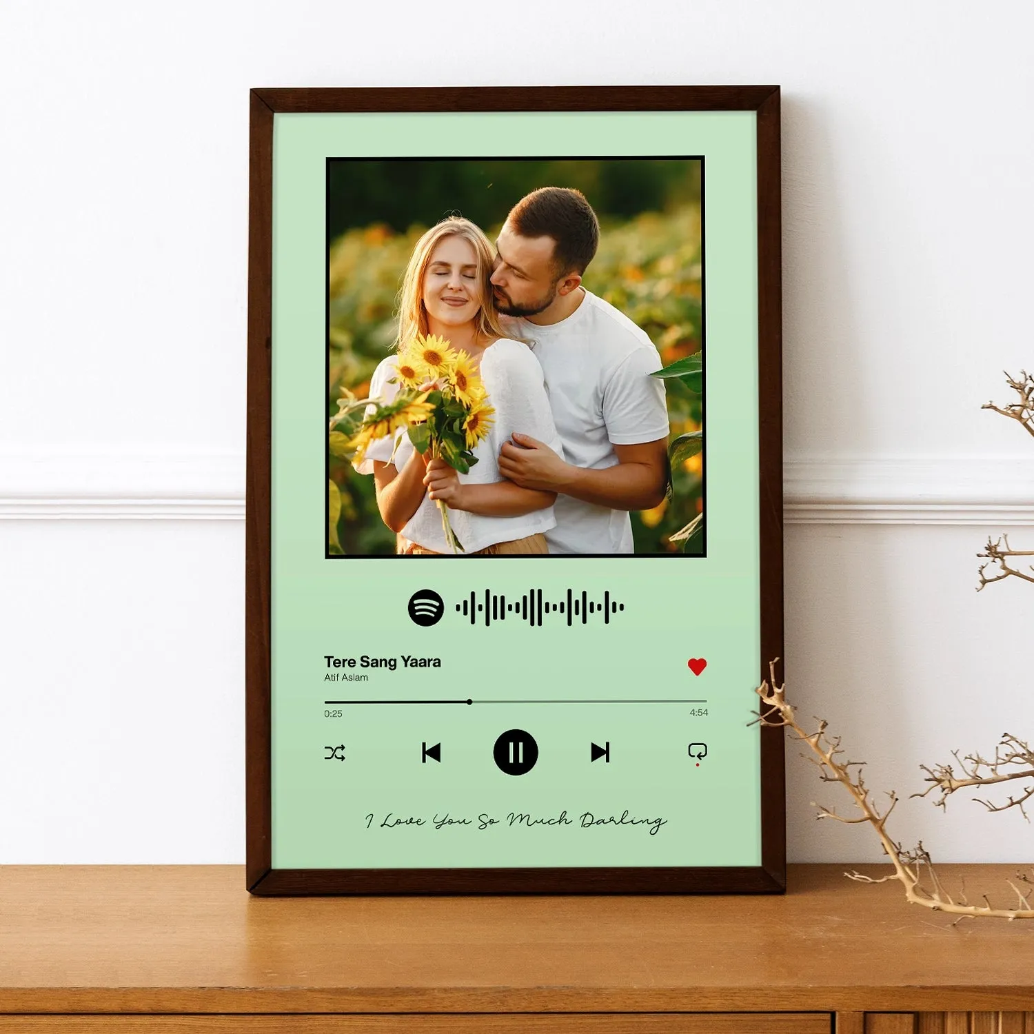 Spotify Music Plaque - Green Shades