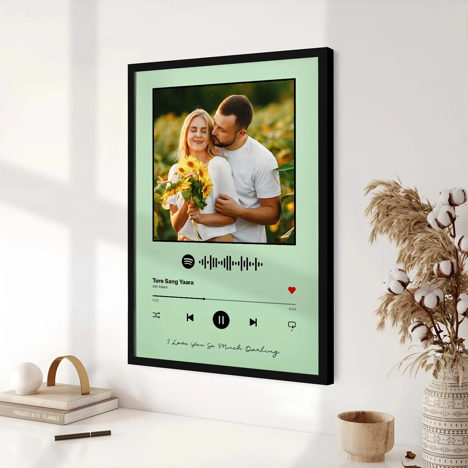 Spotify Music Plaque - Green Shades