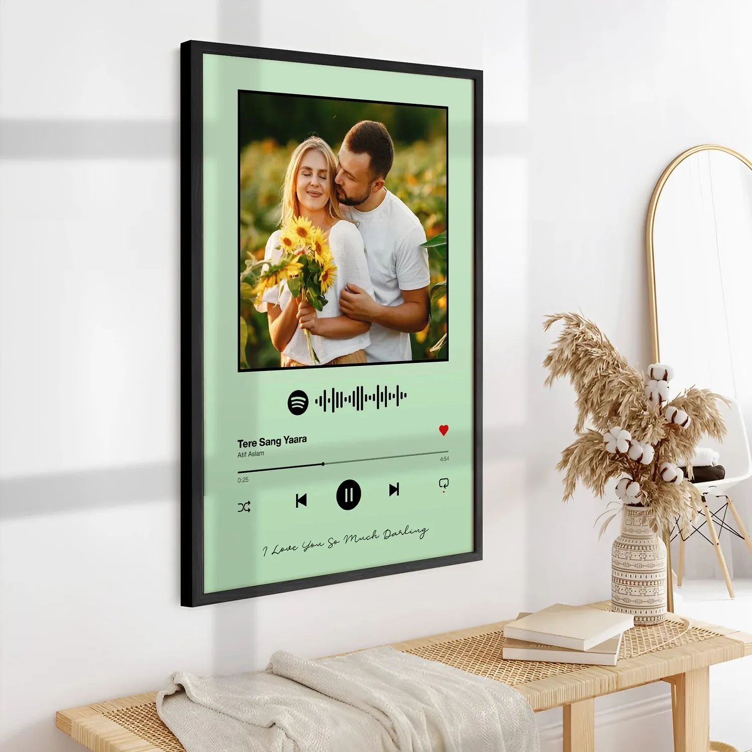 Spotify Music Plaque - Green Shades