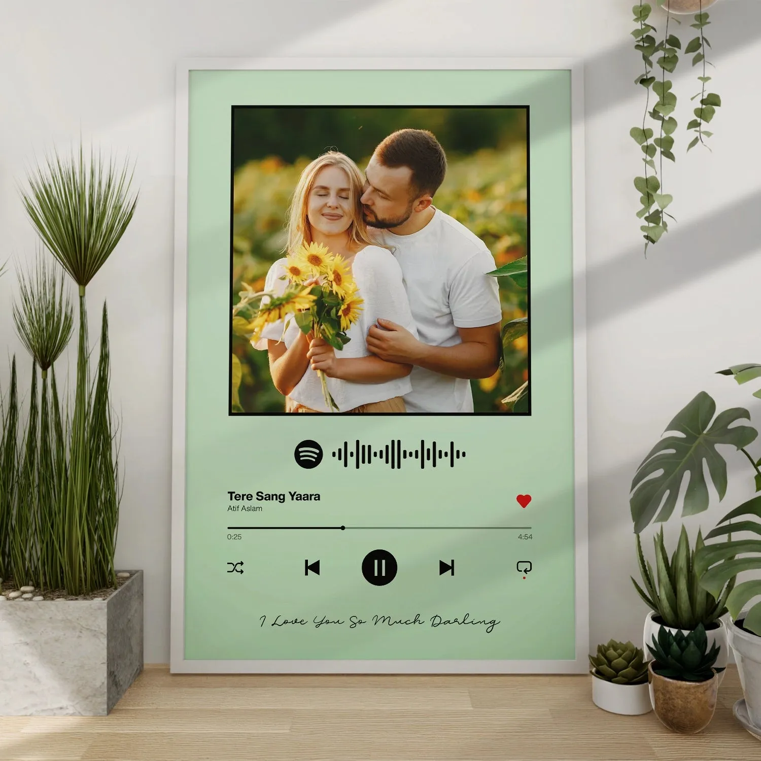 Spotify Music Plaque - Green Shades
