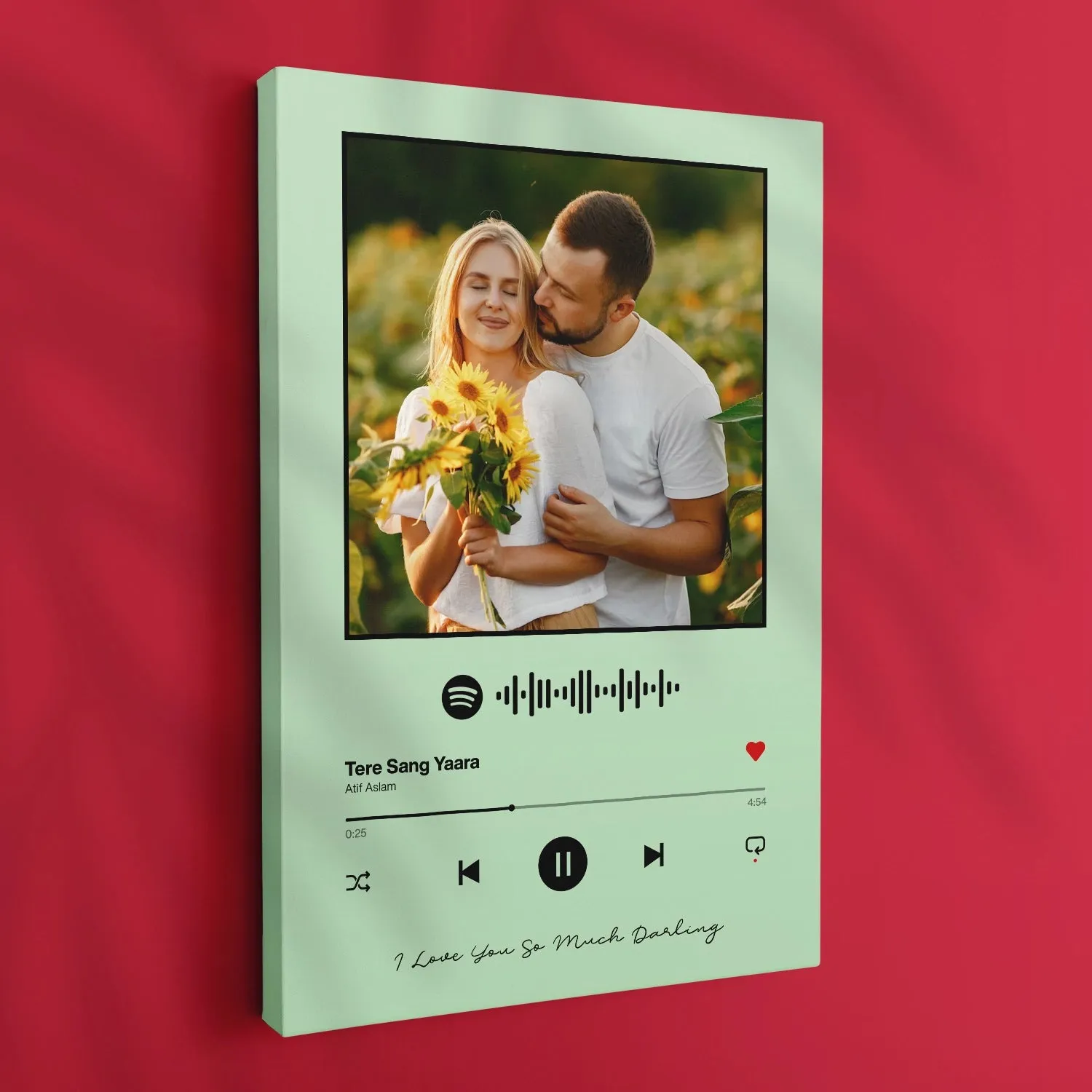 Spotify Music Plaque - Green Shades