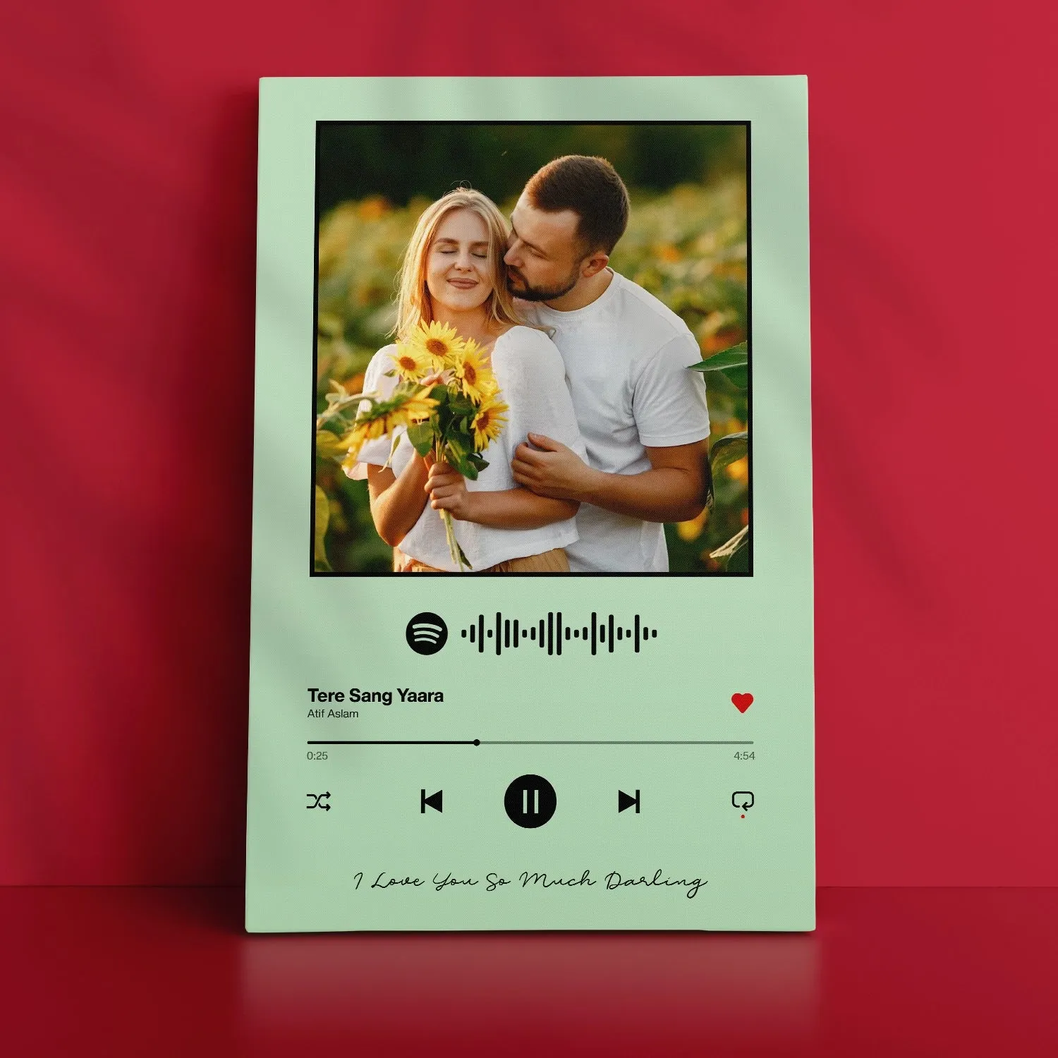 Spotify Music Plaque - Green Shades