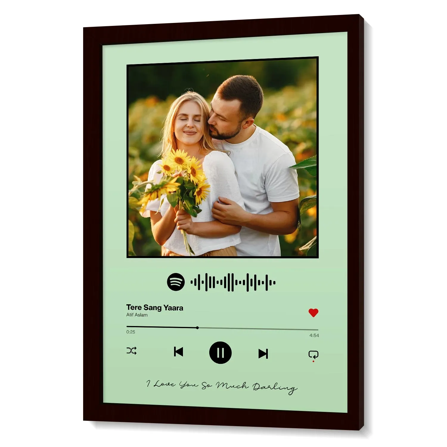 Spotify Music Plaque - Green Shades