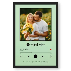 Spotify Music Plaque - Green Shades