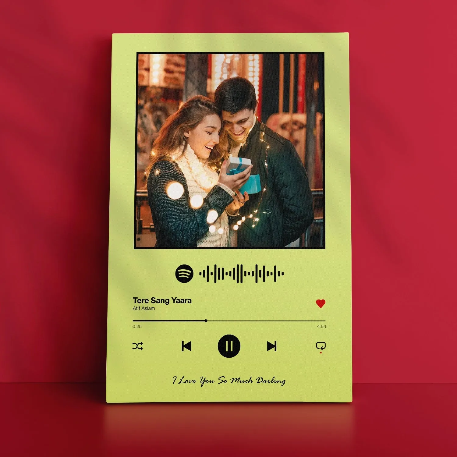 Spotify Music Plaque - Lime Green
