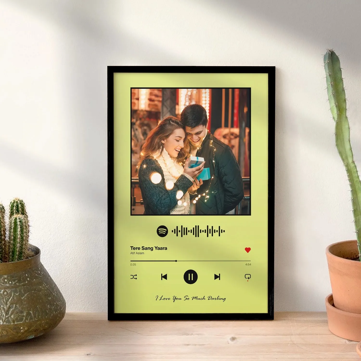 Spotify Music Plaque - Lime Green