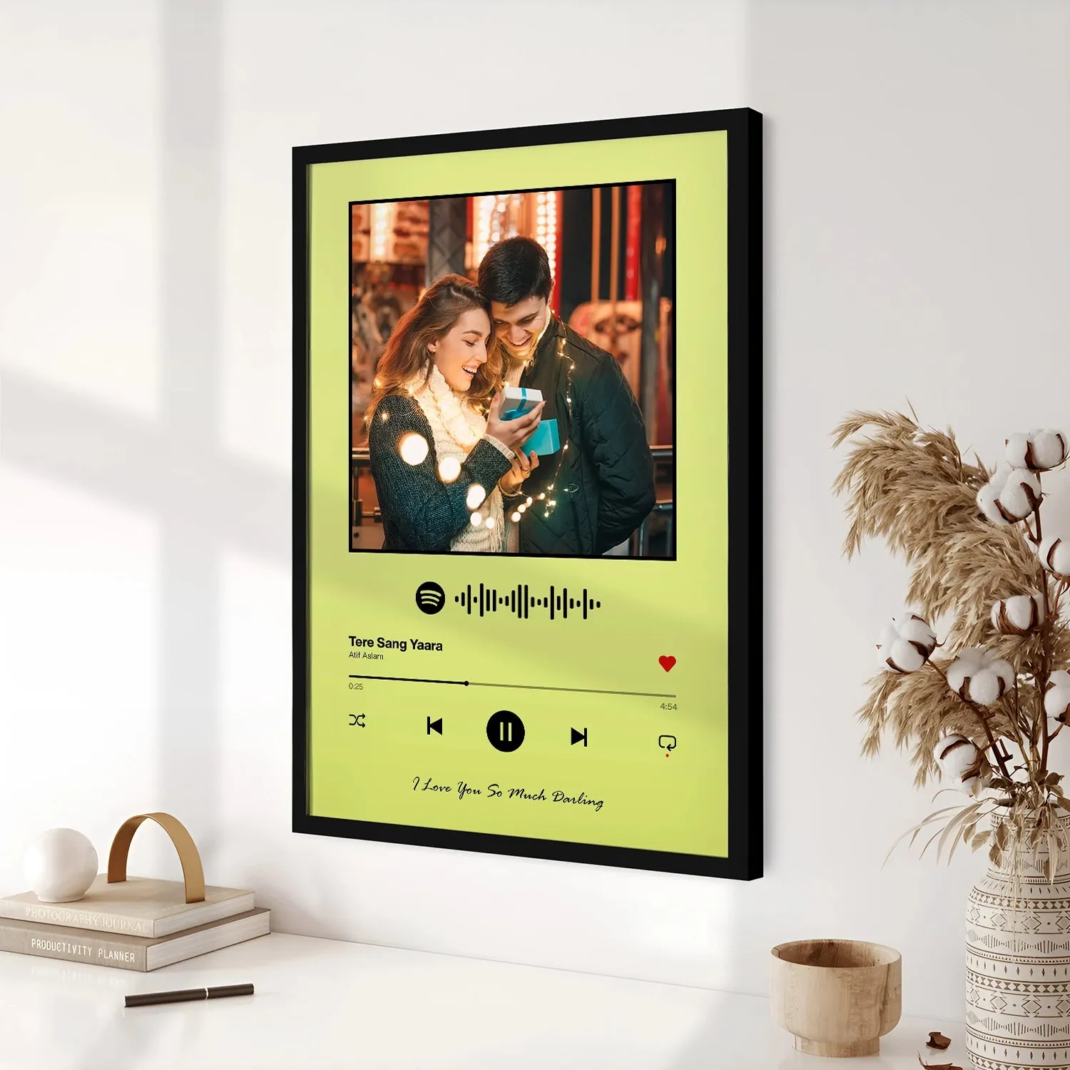 Spotify Music Plaque - Lime Green