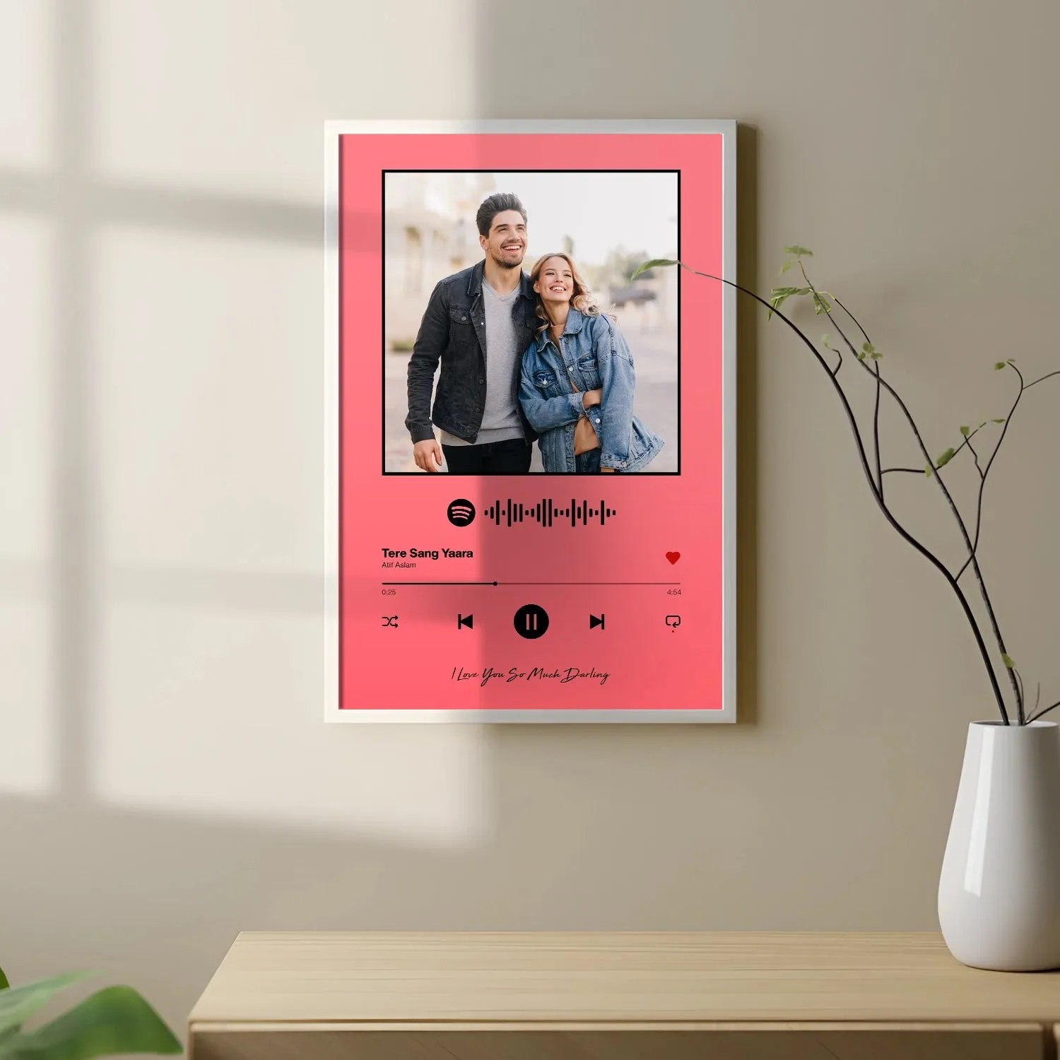 Spotify Music Plaque - Pink