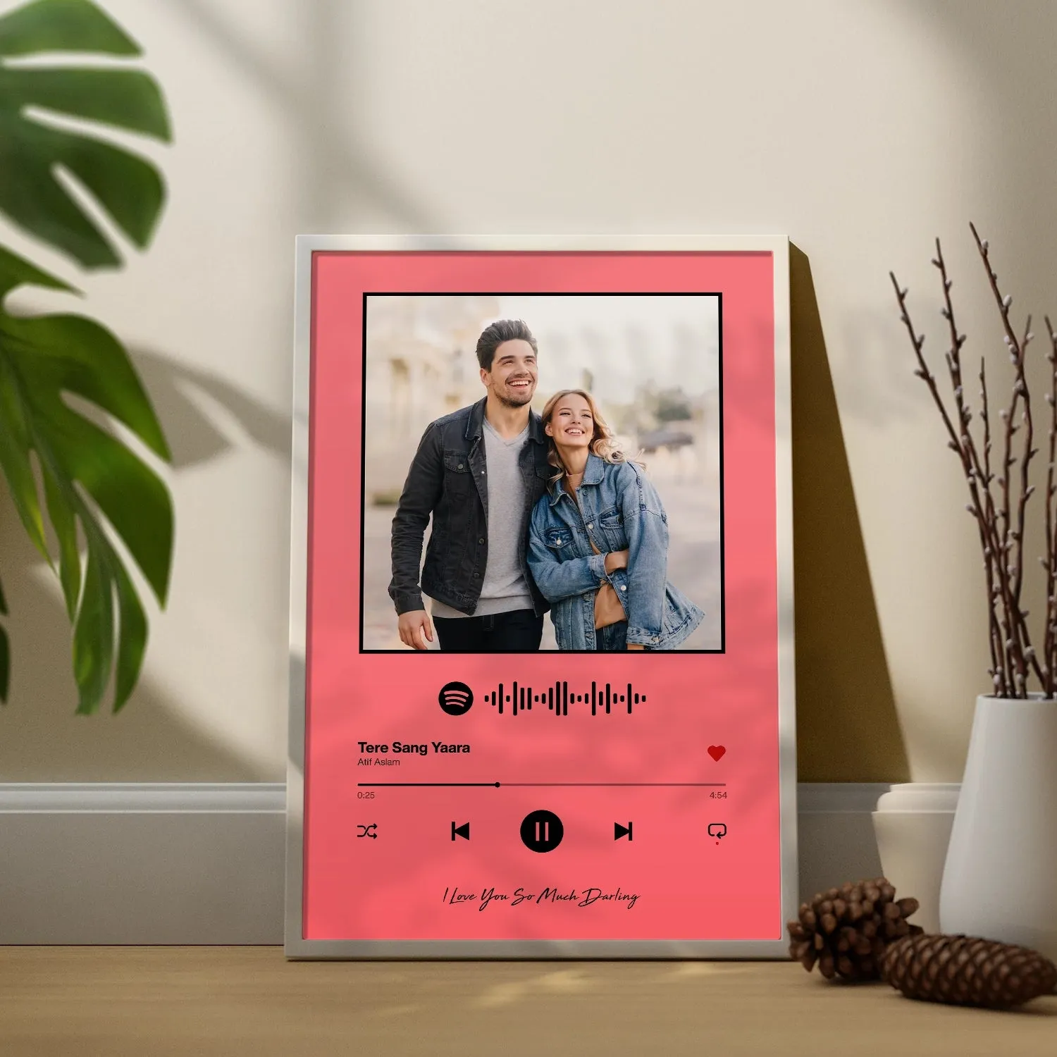 Spotify Music Plaque - Pink