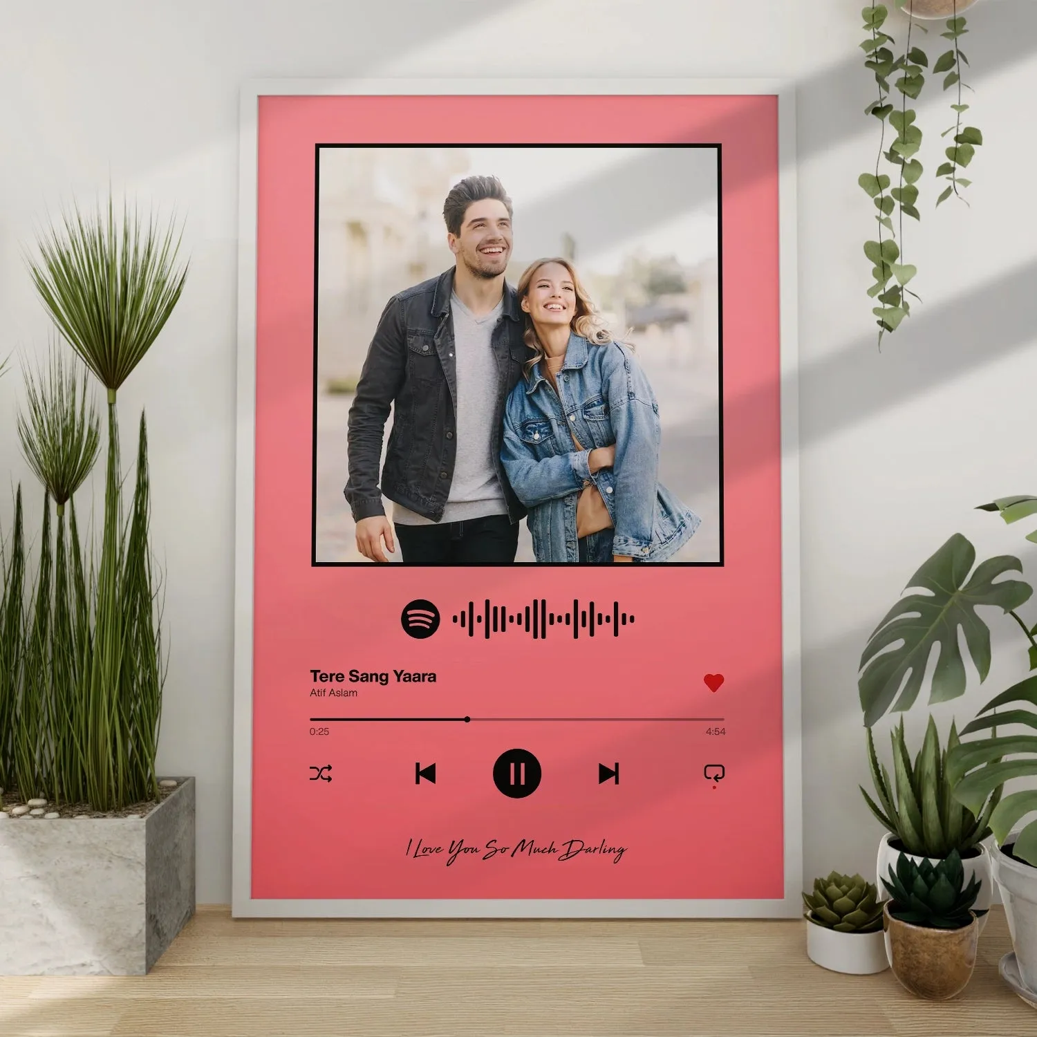 Spotify Music Plaque - Pink