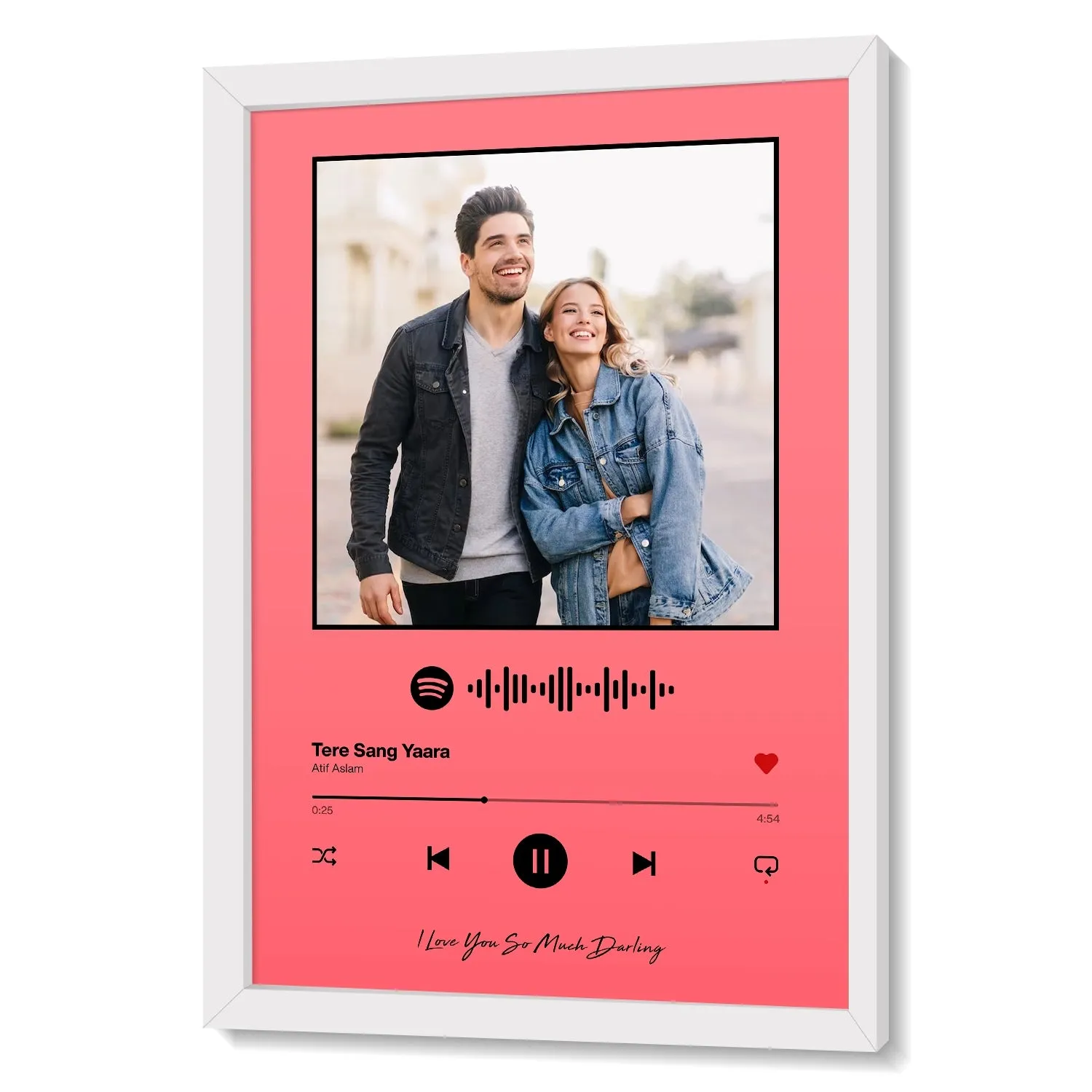 Spotify Music Plaque - Pink