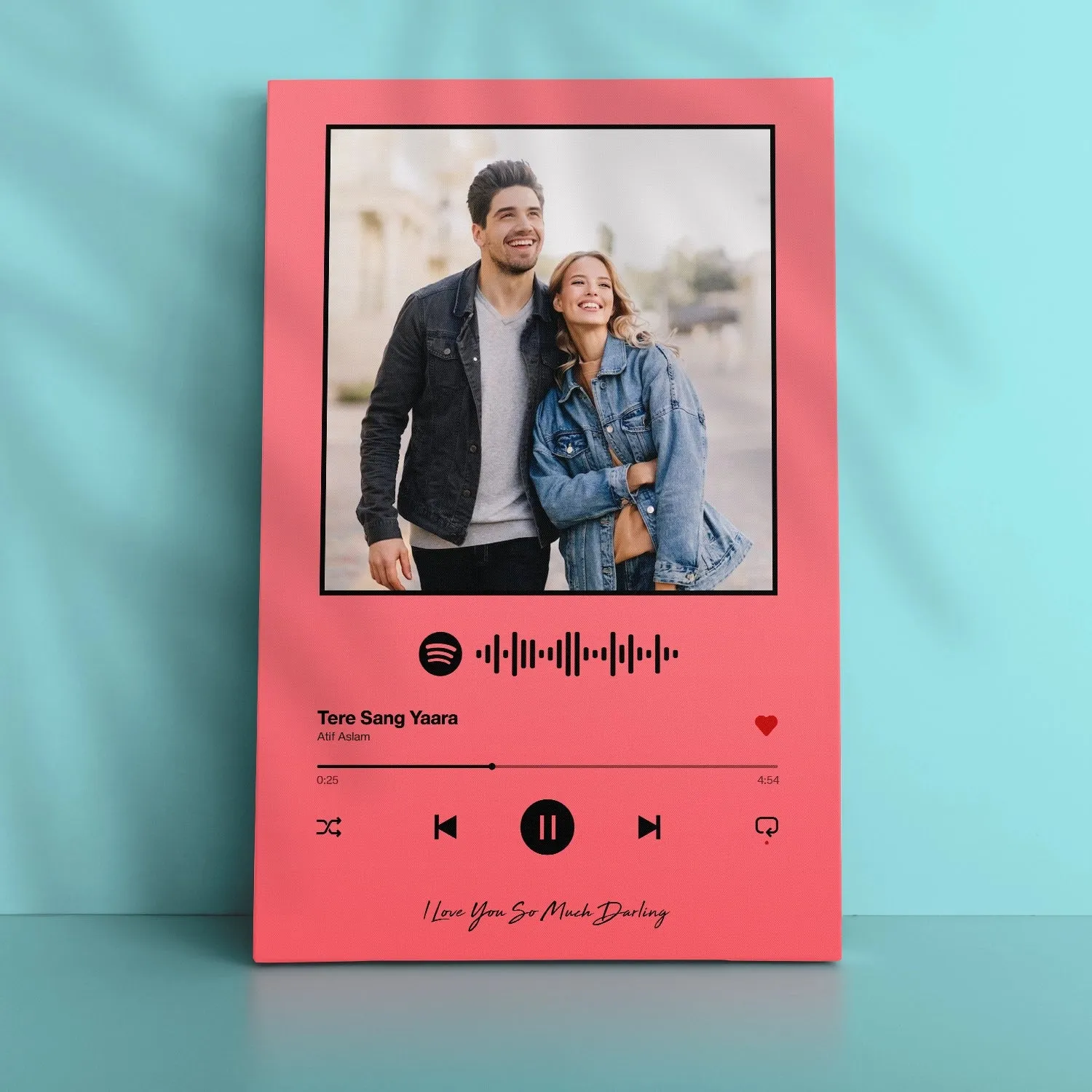 Spotify Music Plaque - Pink