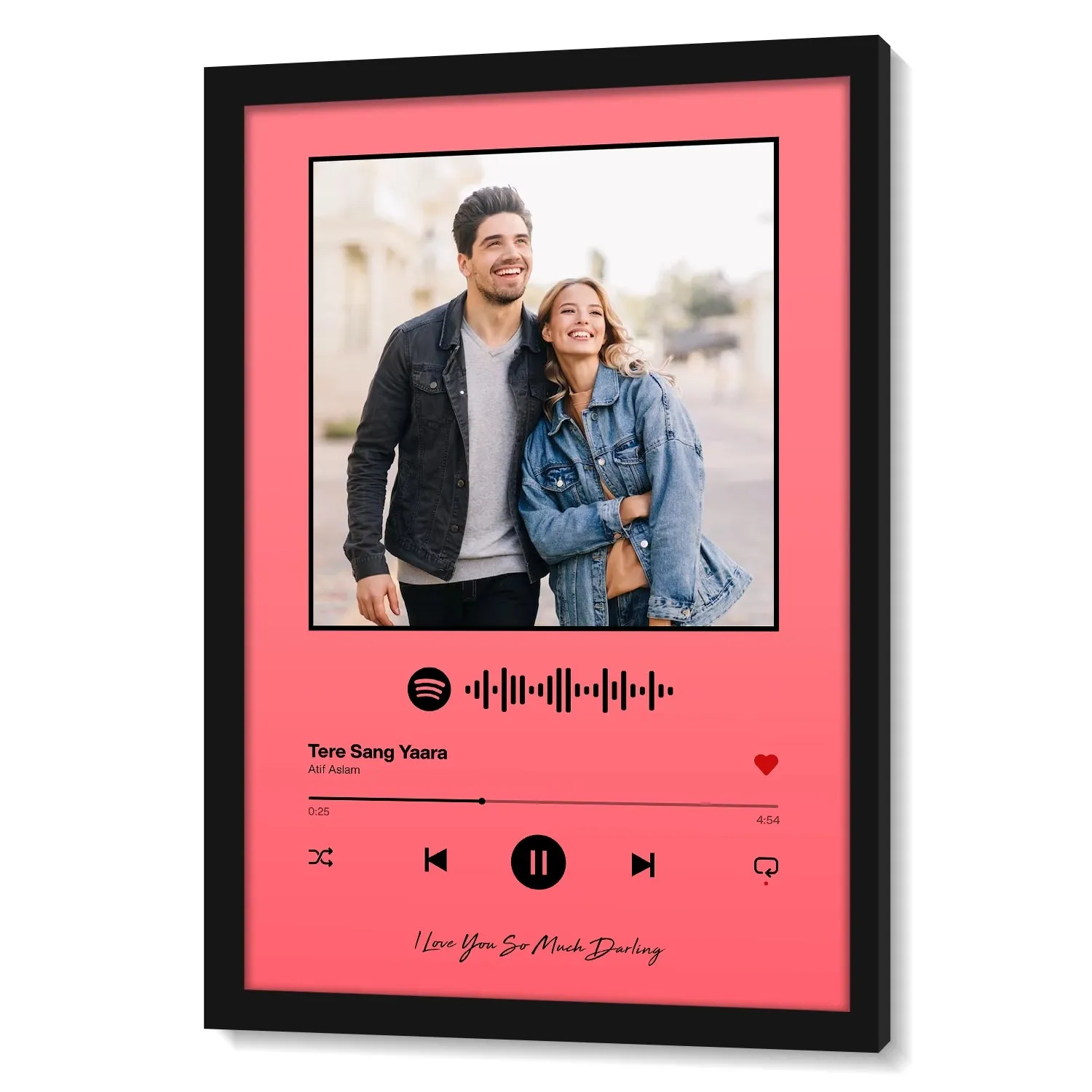 Spotify Music Plaque - Pink