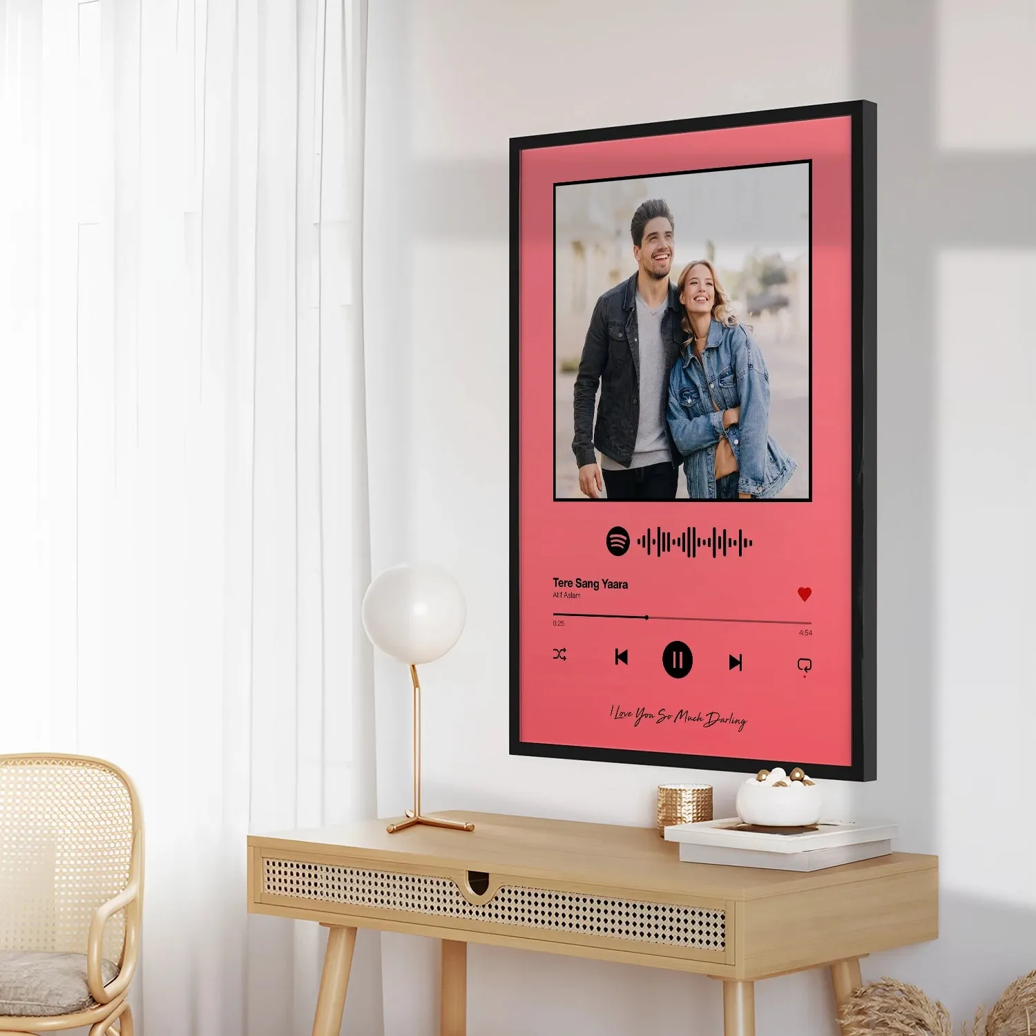 Spotify Music Plaque - Pink