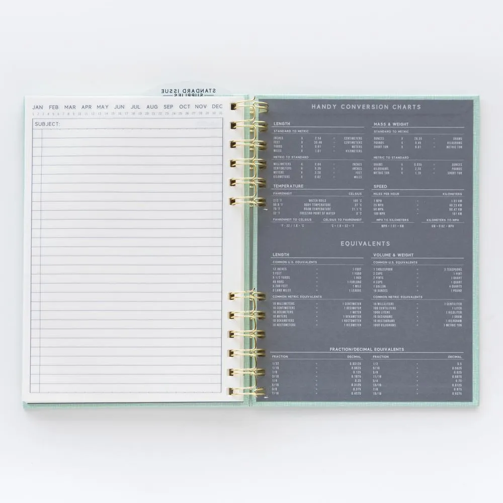 Standard Issue Notebook No.12 - Green