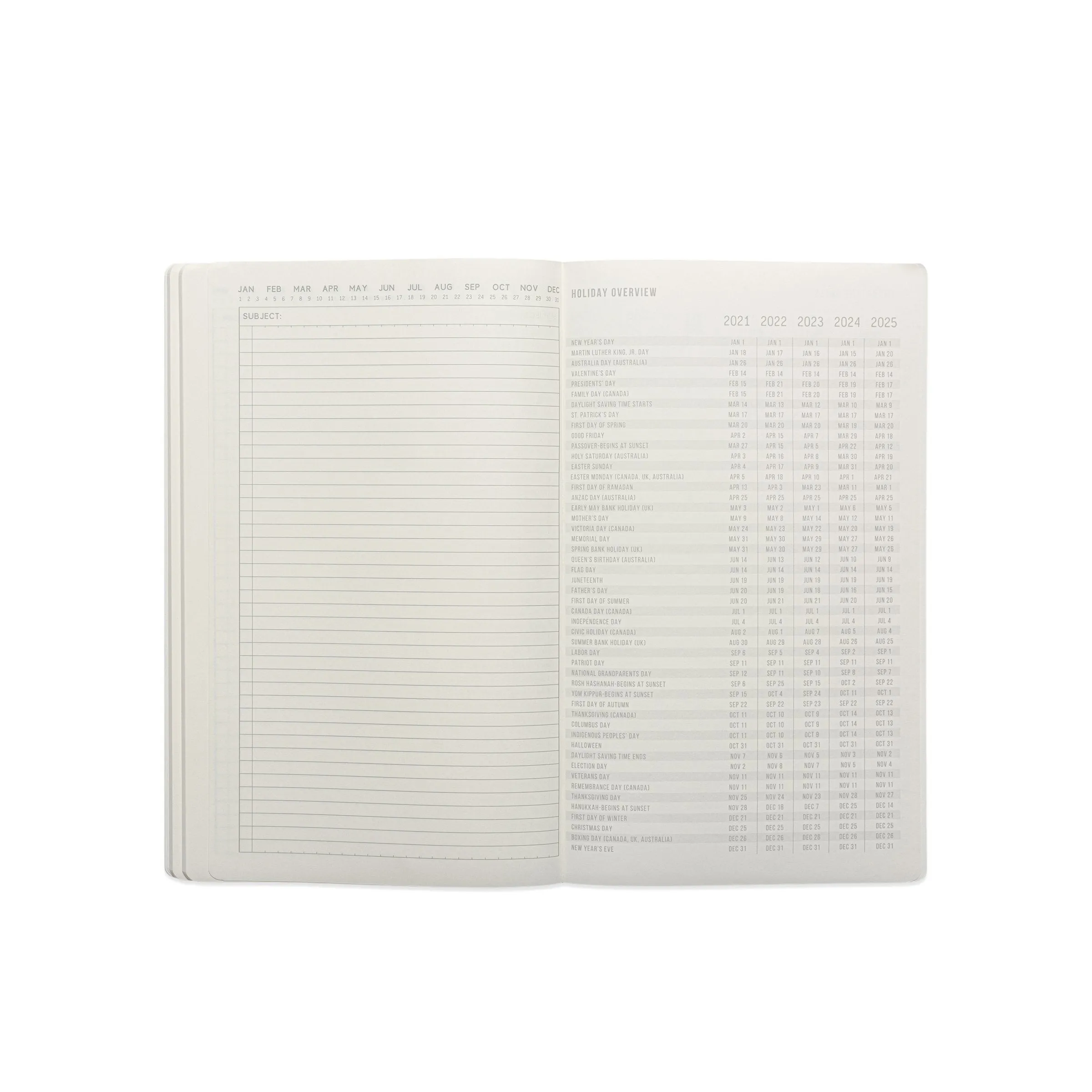 Standard Issue Tall Notebook No.17 - Blue
