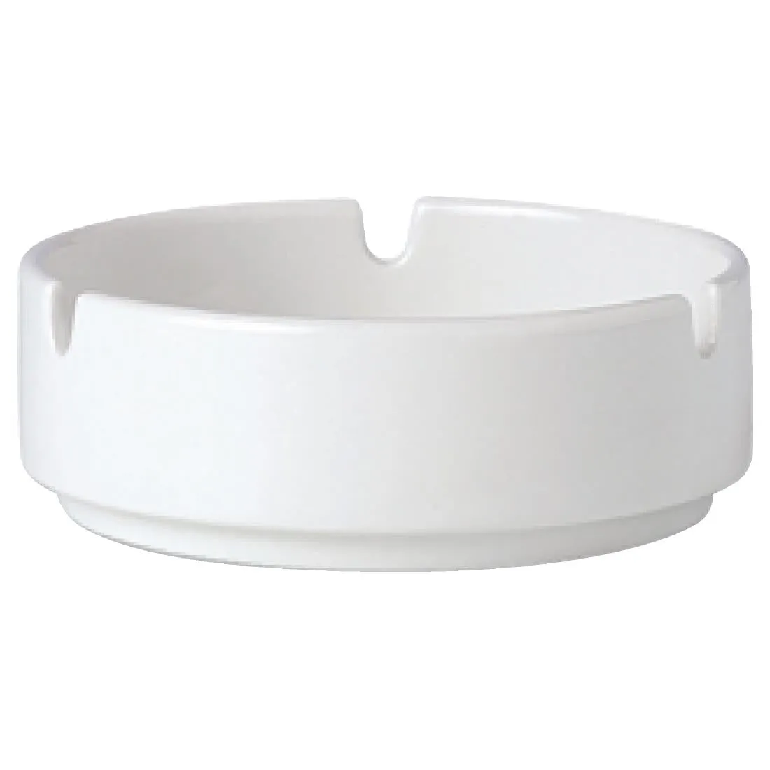 Steelite Simplicity White Stacking Ashtrays 102.5mm (Pack of 12) - V0223