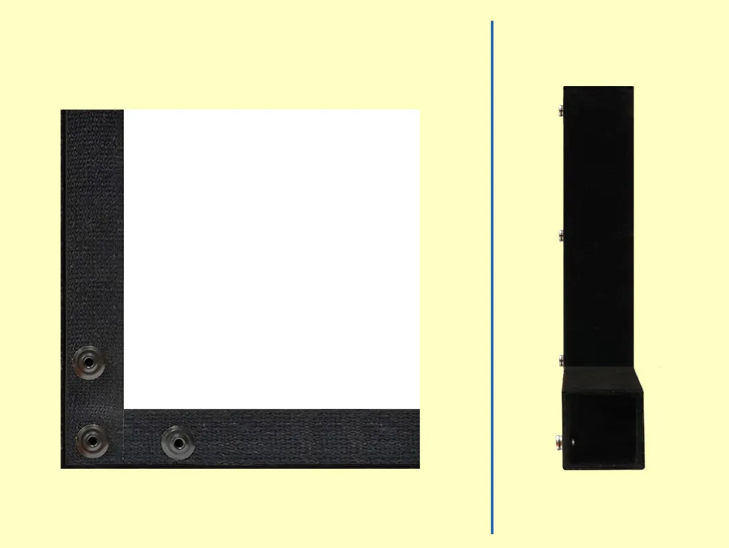 Stewart Filmscreen WallScreen 2.5 Fixed Frame 158" (62.125"x146") CinemaScope [2.35:1] WS25158SFHG5EZX
