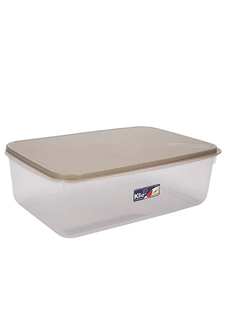 Storage Food Keeper Rectangle with Cover - XL Ash Brown