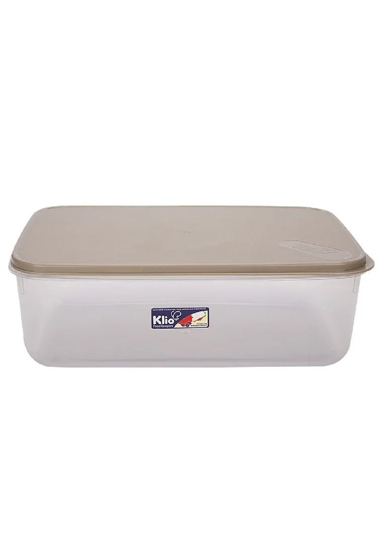 Storage Food Keeper Rectangle with Cover - XL Ash Brown