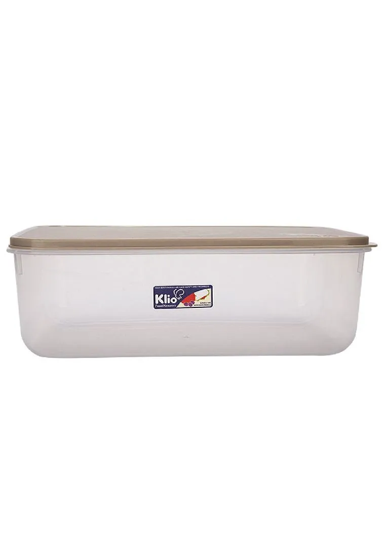 Storage Food Keeper Rectangle with Cover - XL Ash Brown