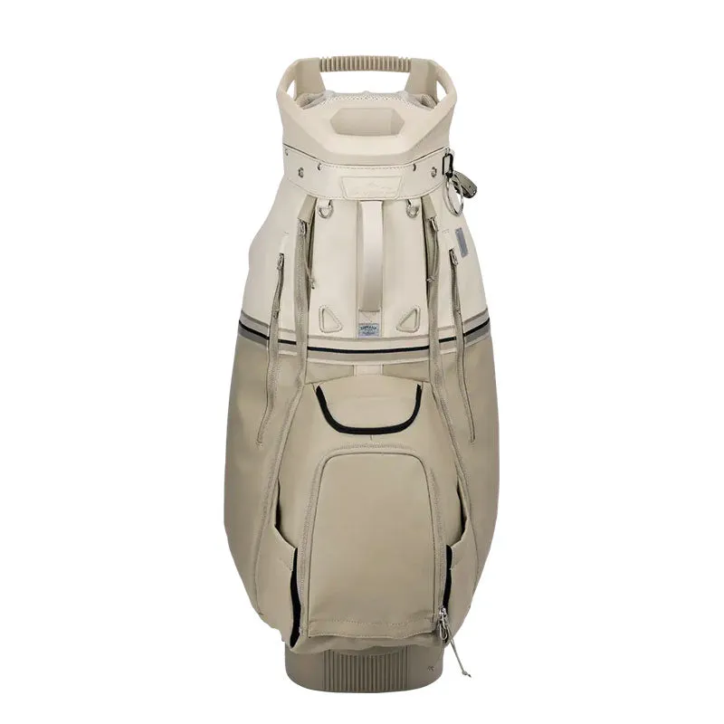 SUN MOUNTAIN 8.5" Mid-Stripe 14-Way Stand Bag (Almond/Sand)