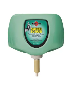 Super-Scrub with Scrubbers Heavy Duty Hand Cleaner, 2000 mL Refill for Dura View Dispenser, Kutol Pro 4567, Pack of 4