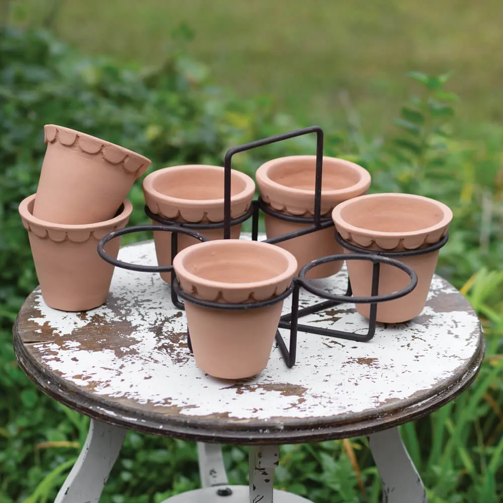 Terra Cotta Pot Caddy