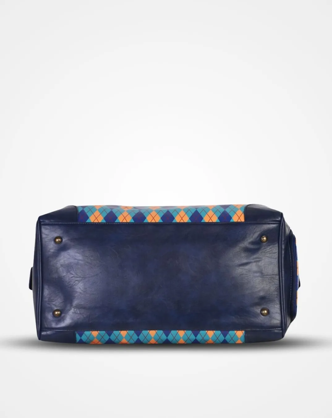 The Blue British Check Weekender - The Weekend Travel Bag