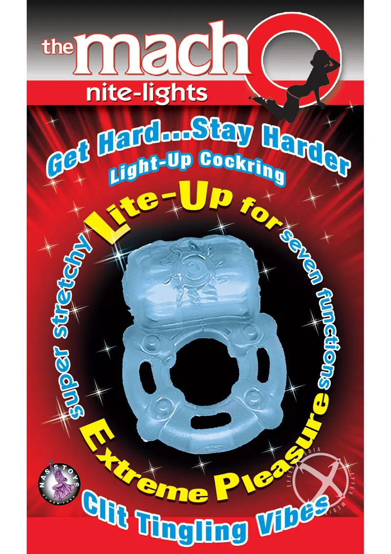 The Macho Nite-Lights Vibrating Cock Ring