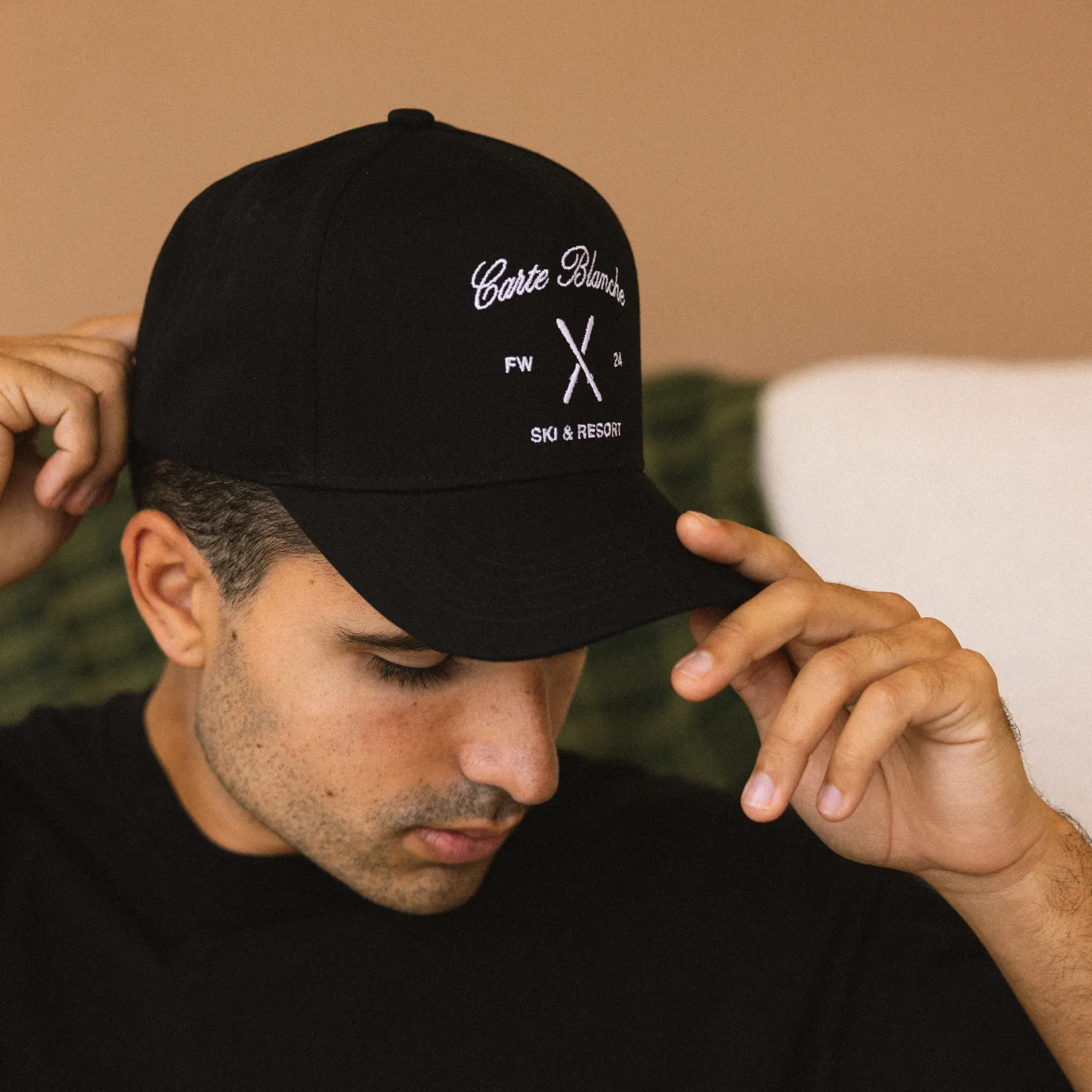 The Ski & Resort Snapback // Black