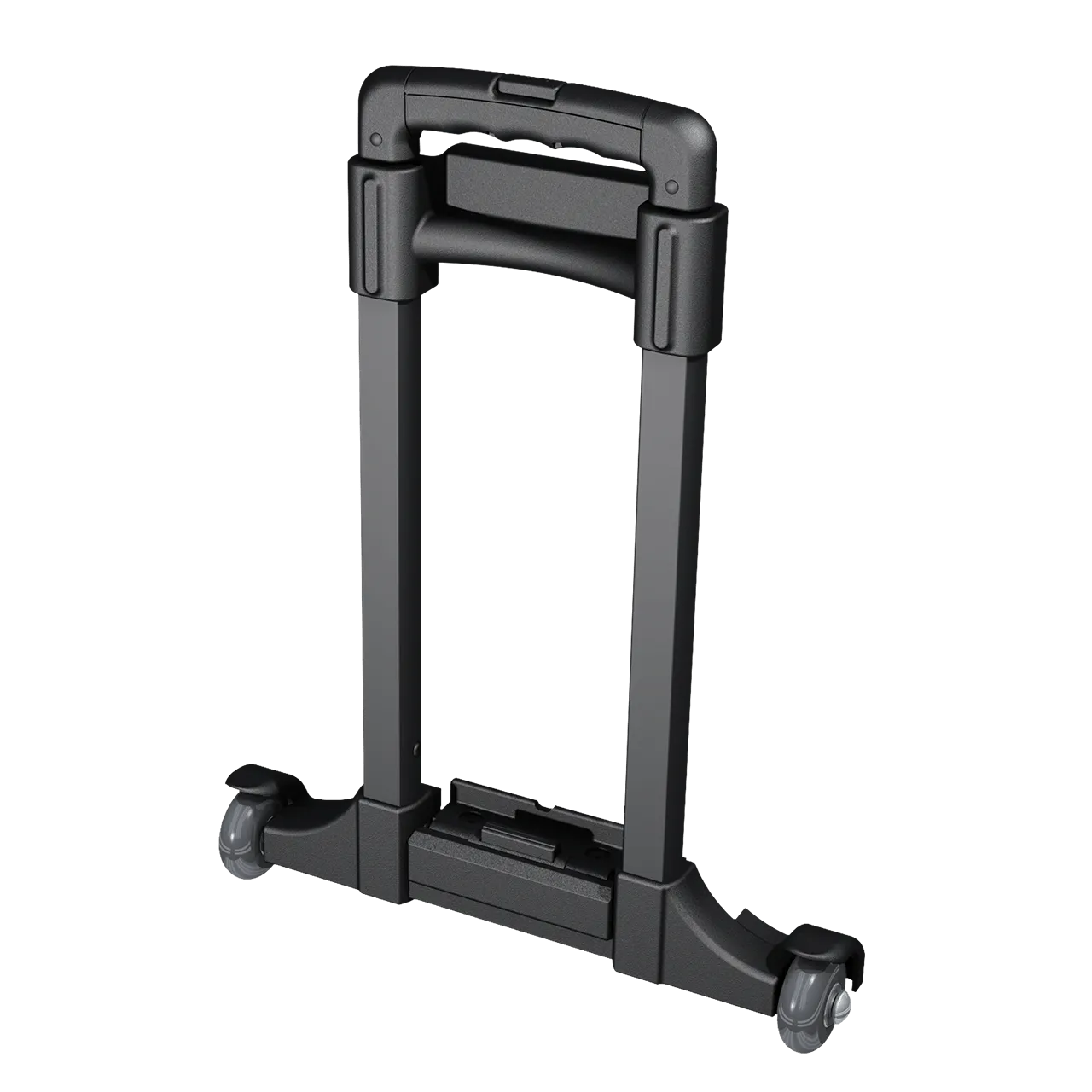 Three-Stage removable Surface Mount Extension Handle with Wheels