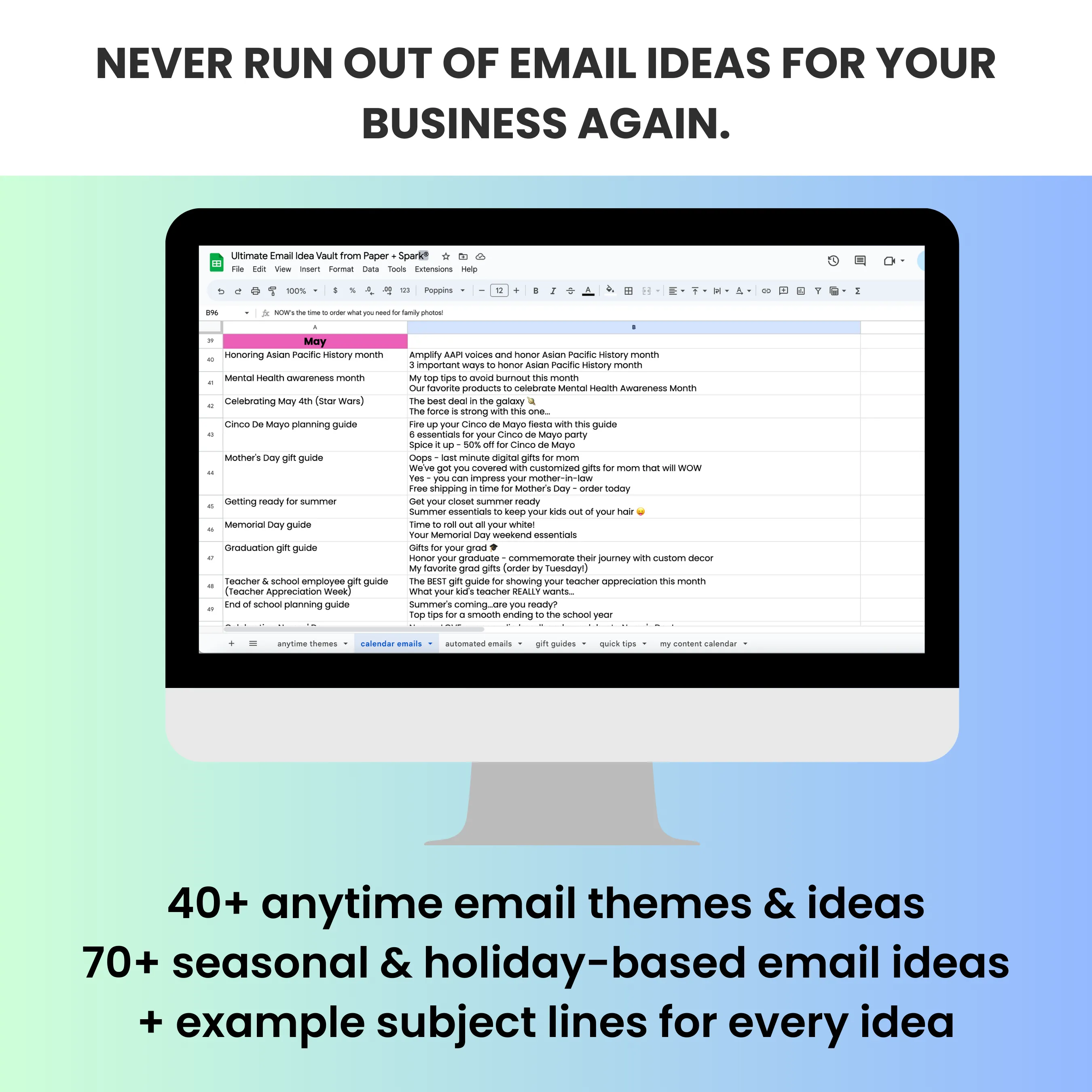 Ultimate Email Idea Vault