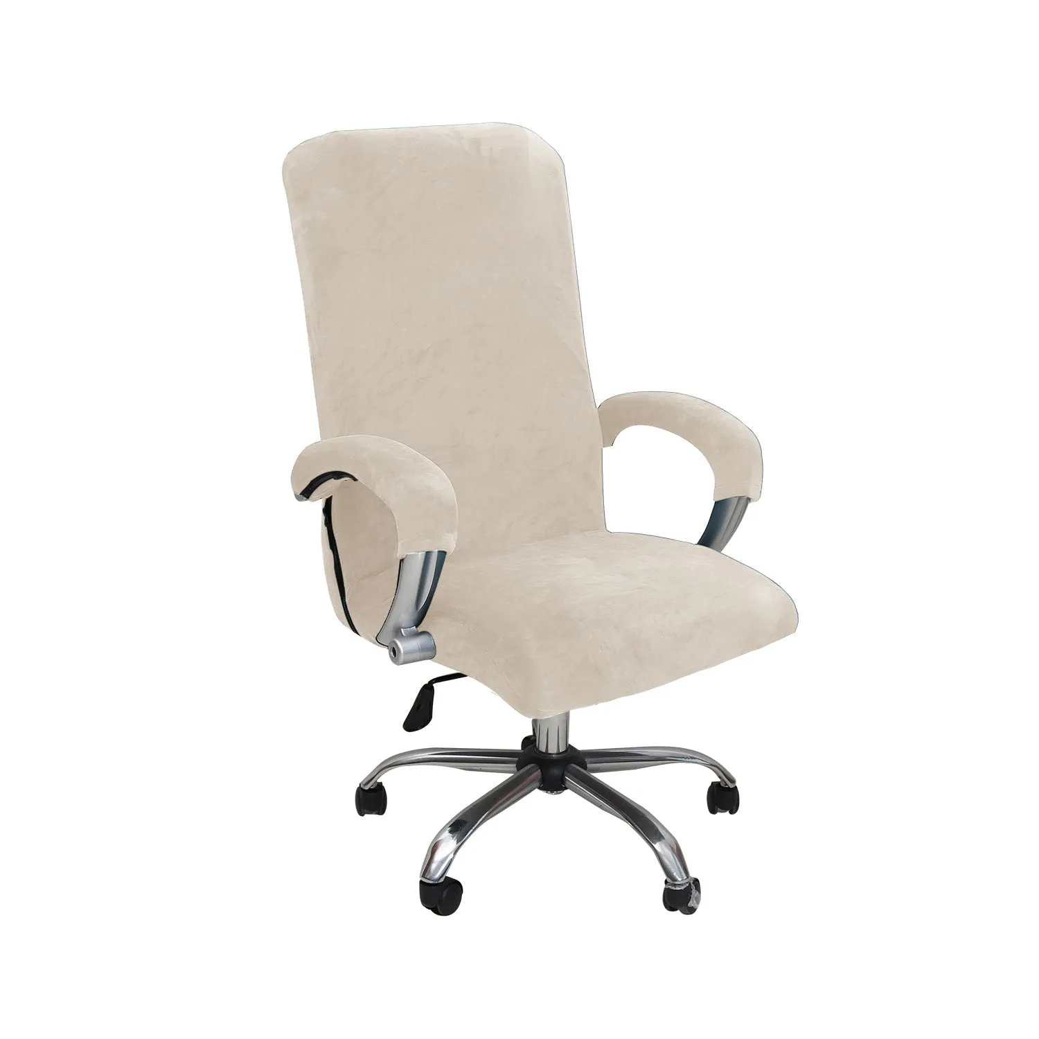 Velvet Office Chair Cover with Armrest Covers
