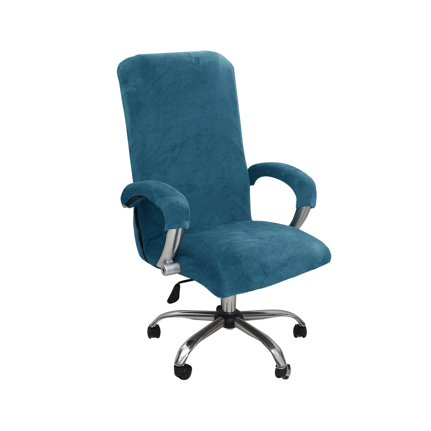 Velvet Office Chair Cover with Armrest Covers