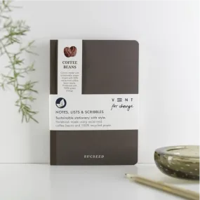 Vent Coffee Beans Notebook A5