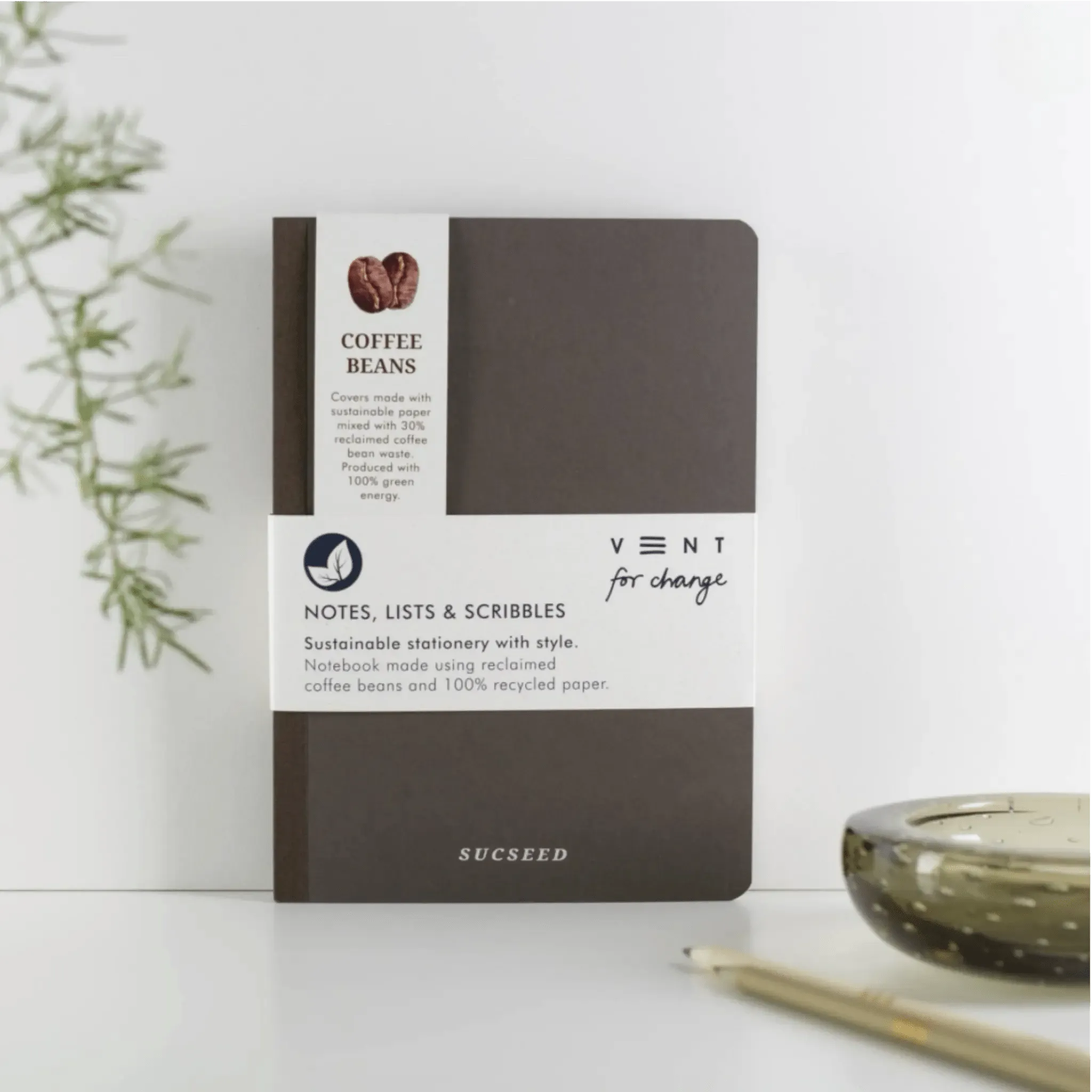 Vent Coffee Beans Notebook A5