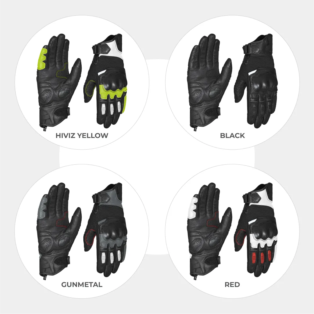 VIATERRA HOLESHOT – SHORT MOTORCYCLE RIDING GLOVES FOR  MEN