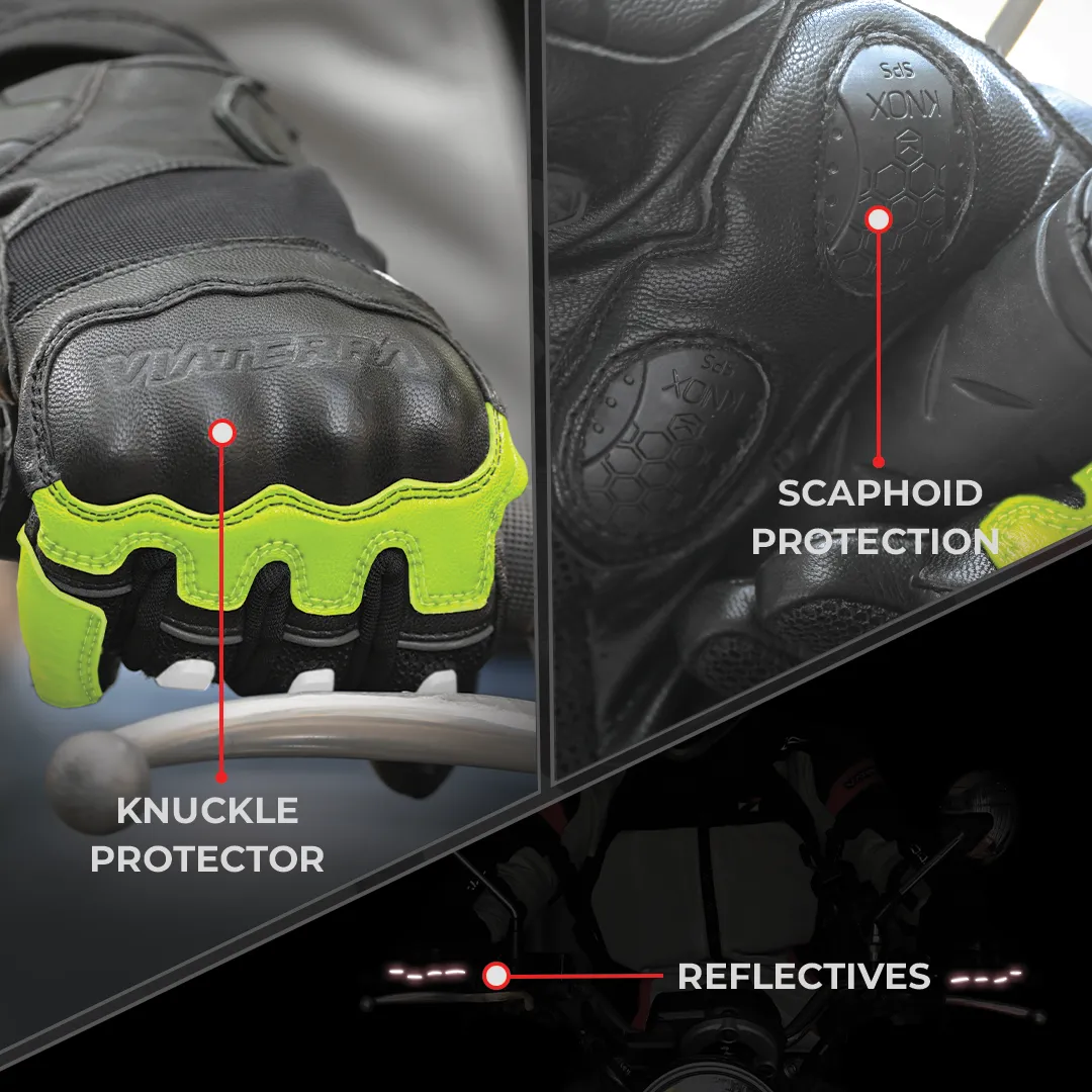 VIATERRA HOLESHOT – SHORT MOTORCYCLE RIDING GLOVES FOR  MEN
