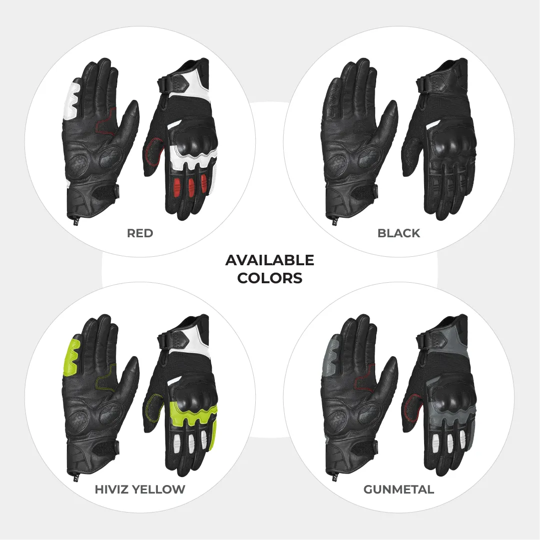 VIATERRA HOLESHOT – SHORT MOTORCYCLE RIDING GLOVES FOR  MEN