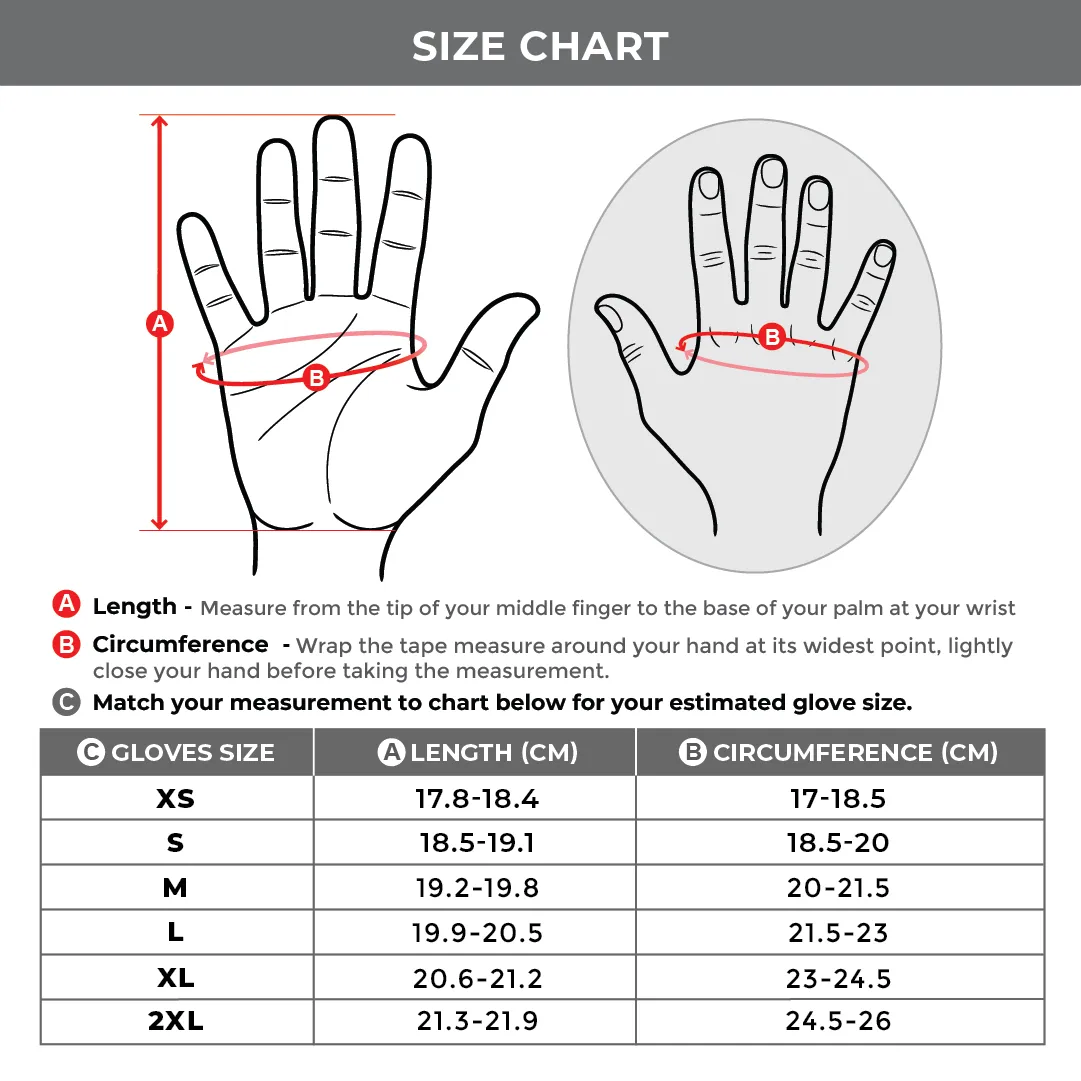 VIATERRA HOLESHOT – SHORT MOTORCYCLE RIDING GLOVES FOR  MEN
