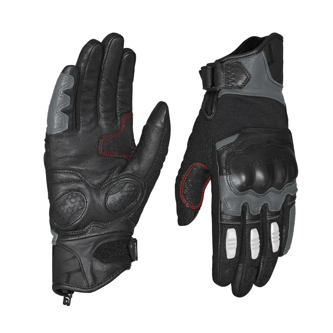 VIATERRA HOLESHOT – SHORT MOTORCYCLE RIDING GLOVES FOR  MEN
