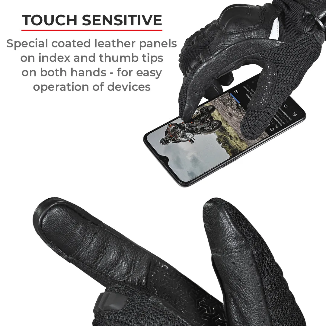 VIATERRA HOLESHOT – SHORT MOTORCYCLE RIDING GLOVES FOR WOMEN