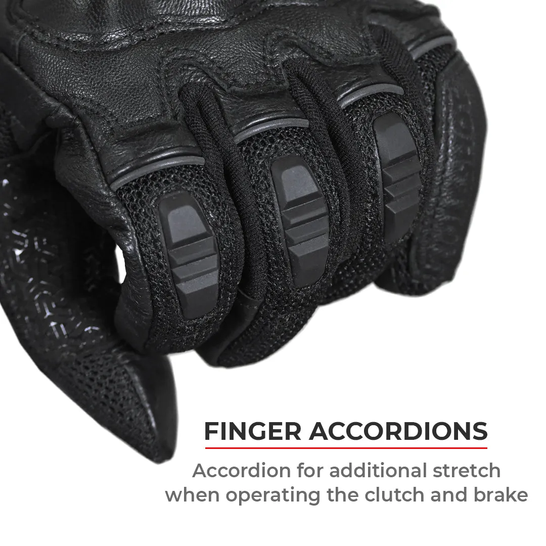 VIATERRA HOLESHOT – SHORT MOTORCYCLE RIDING GLOVES FOR WOMEN